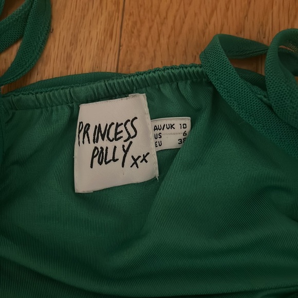 Princess Polly Aurelia Green Top - Picture 3 of 3